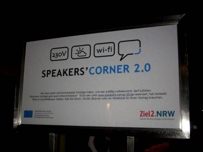 Die Speakers' Corner 2.0 in Essen
