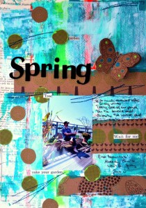Spring Scrapbook Design
